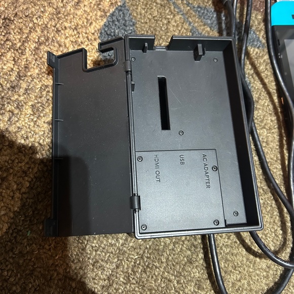 Nintendo Switch Console with Red and Blue Joy-Con and Accessories - Picture 12 of 17